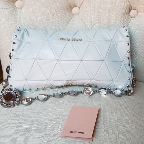 Authentic Miu Miu bijou cristal bag - Picture 3 of 8